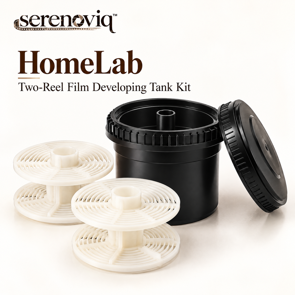 serenoviq™ HomeLab Two-Reel Film Developing Tank Kit