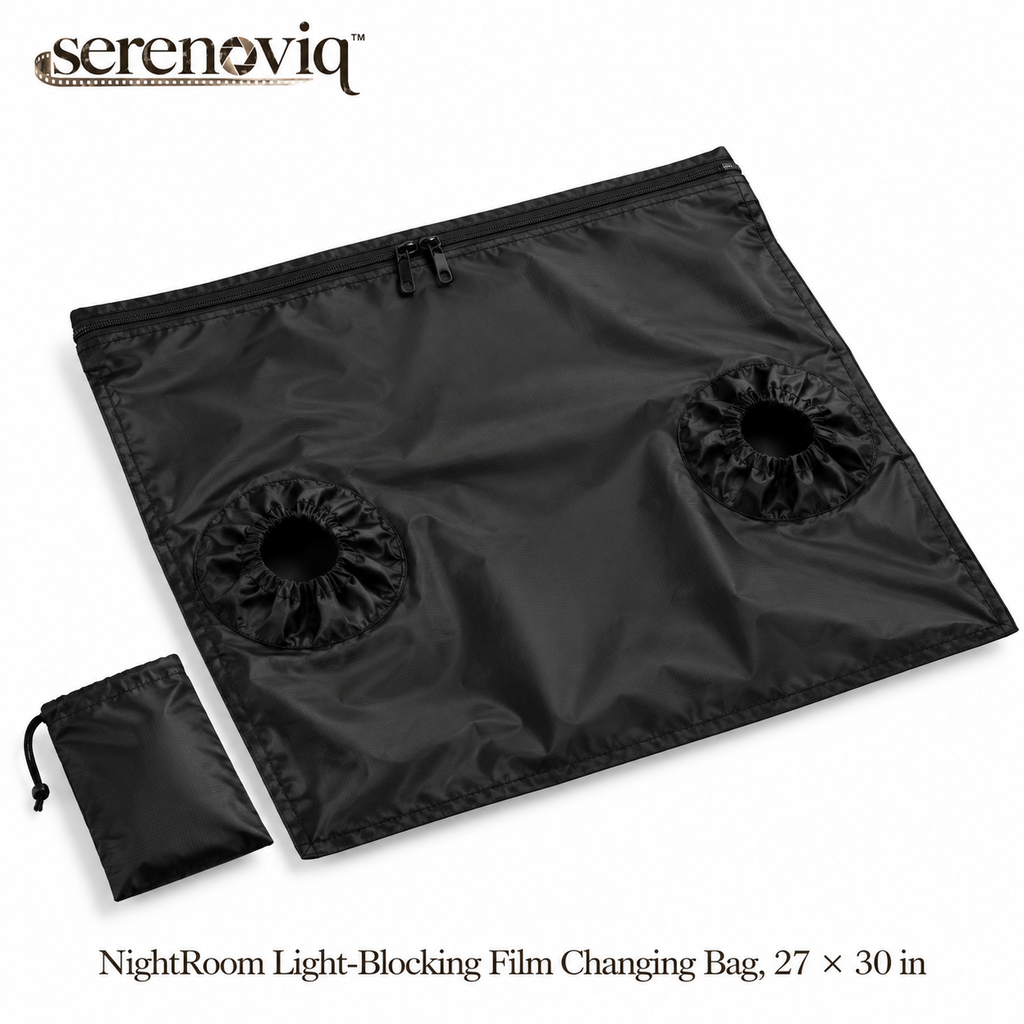 serenoviq™ NightRoom Light-Blocking Film Changing Bag, 27 × 30 in