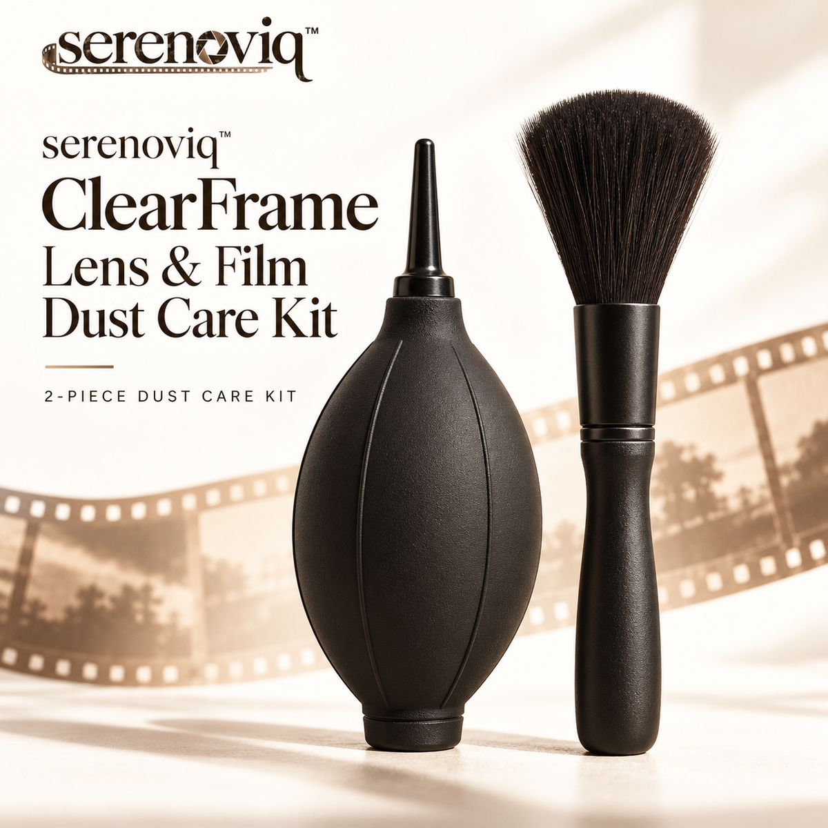 serenoviq™ ClearFrame Lens & Film Dust Care Kit