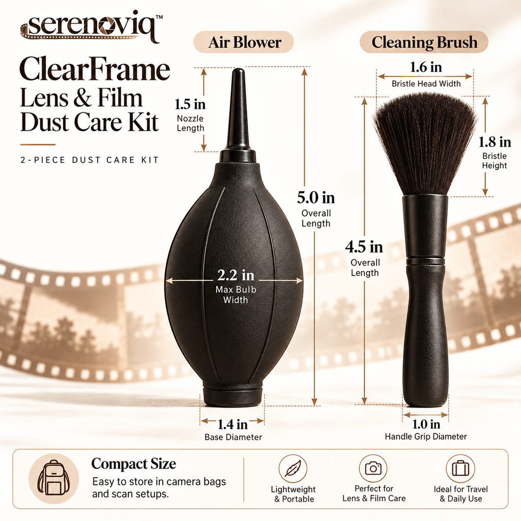 serenoviq™ ClearFrame Lens & Film Dust Care Kit