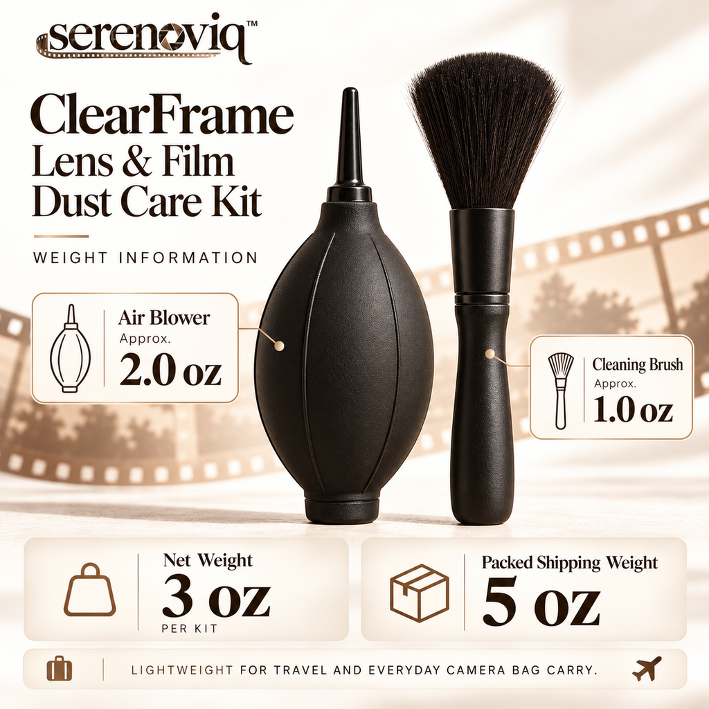 serenoviq™ ClearFrame Lens & Film Dust Care Kit
