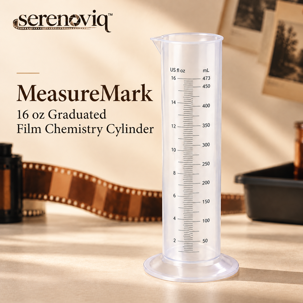 serenoviq™ MeasureMark 16 oz Graduated Film Chemistry Cylinder