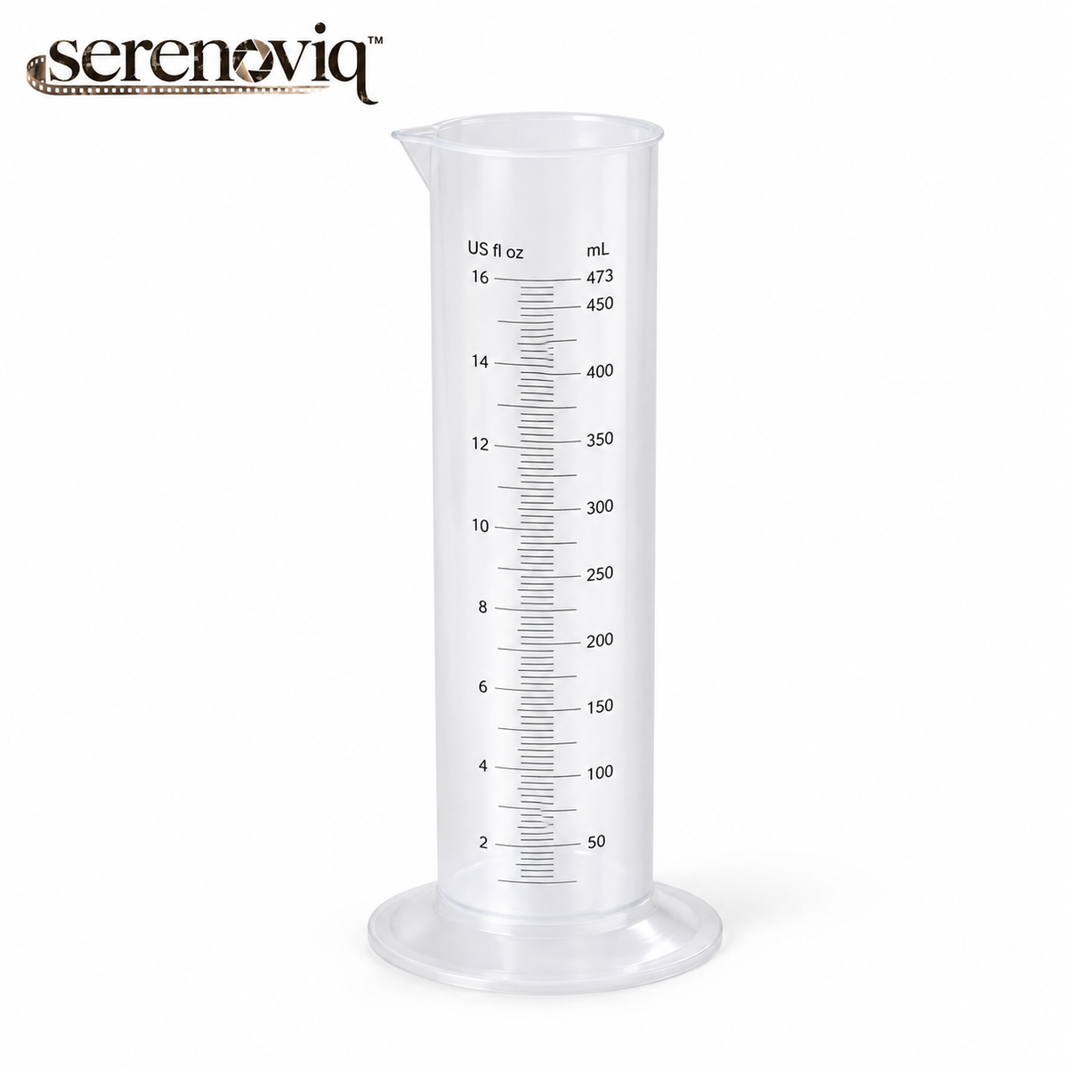 serenoviq™ MeasureMark 16 oz Graduated Film Chemistry Cylinder