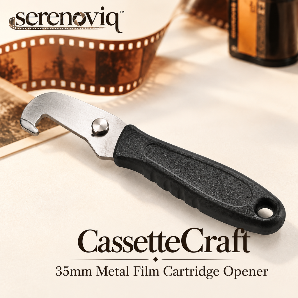 serenoviq™ CassetteCraft 35mm Metal Film Cartridge Opener