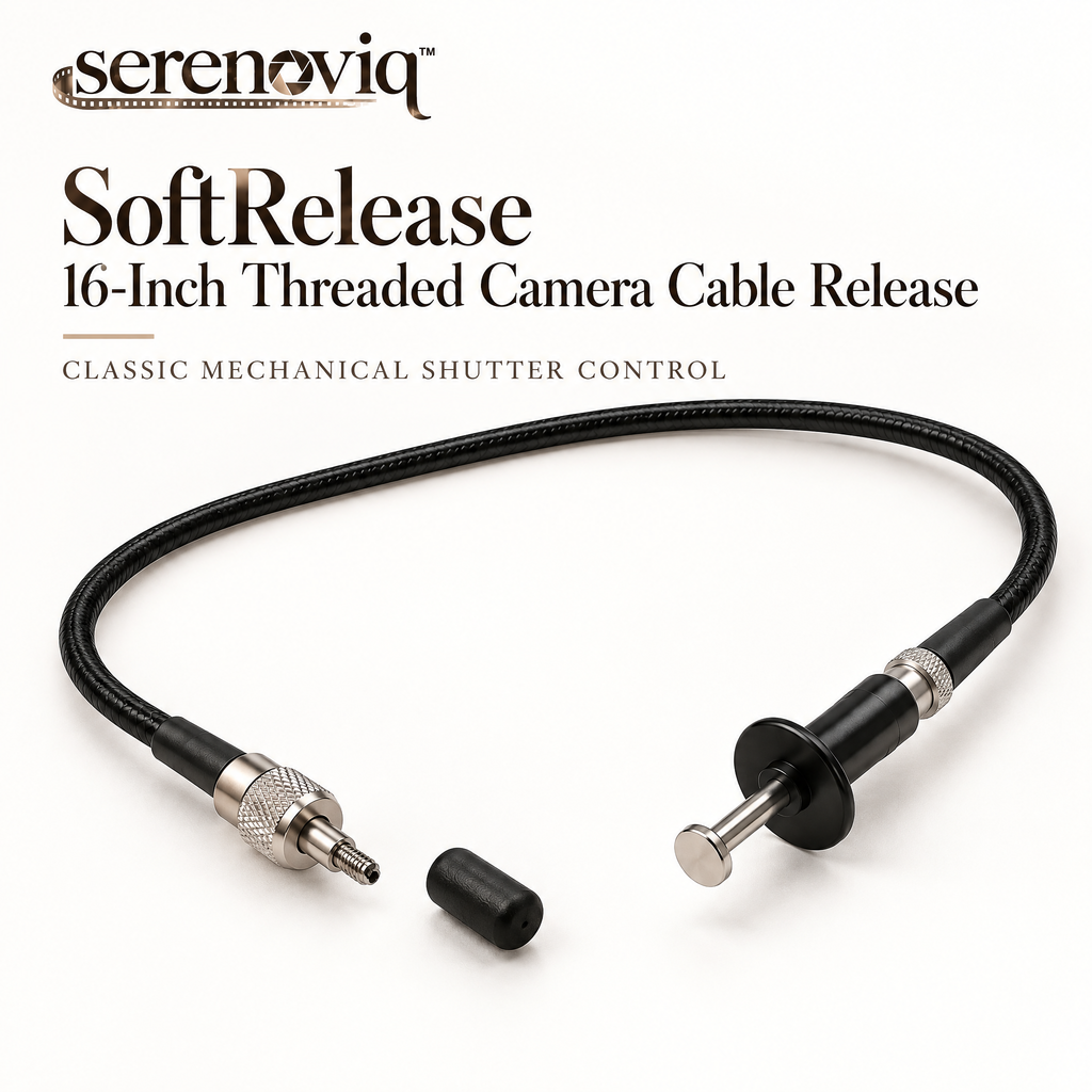 serenoviq™ SoftRelease 16-Inch Threaded Camera Cable Release