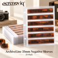serenoviq™ ArchiveLine 35mm Negative Sleeves, 25-Pack