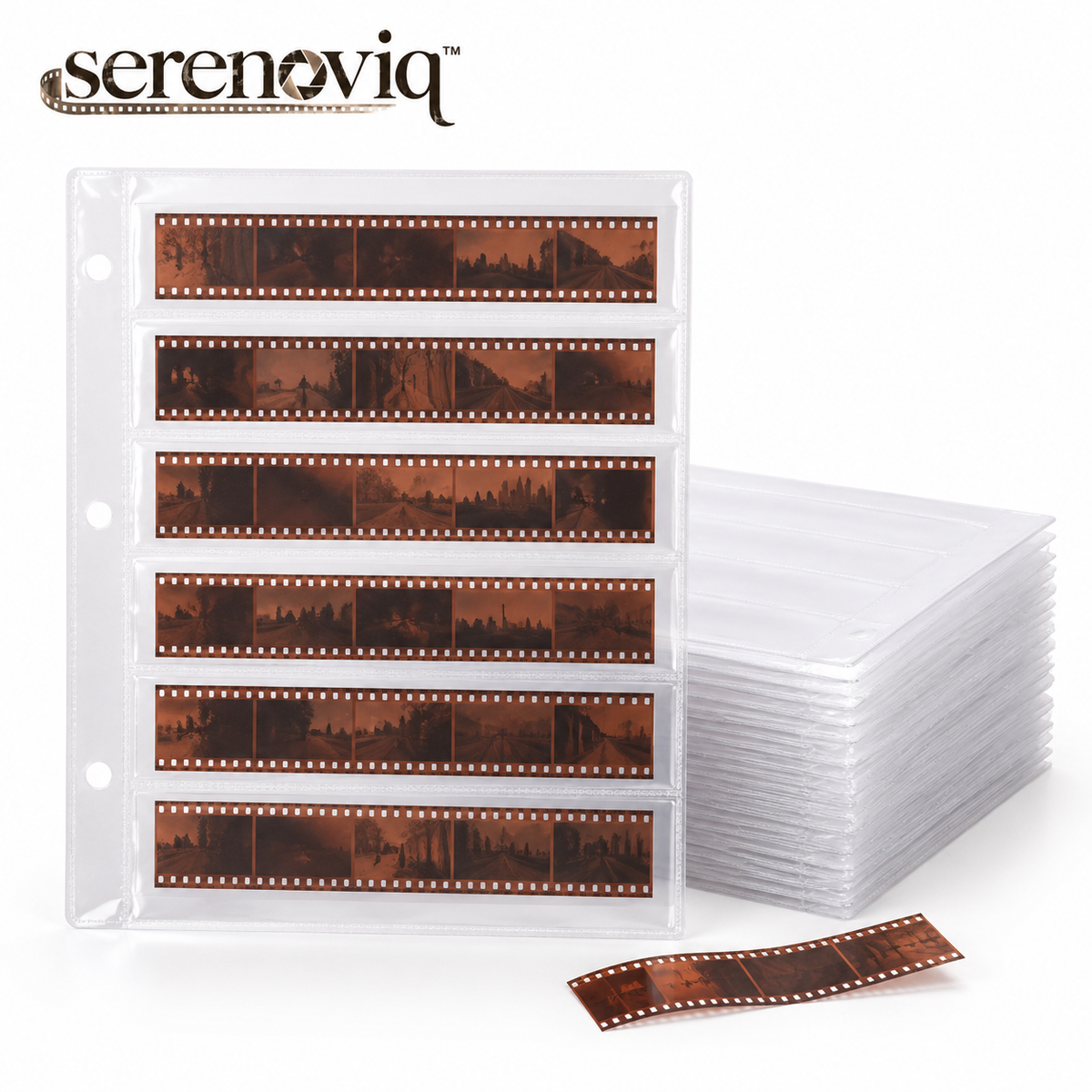 serenoviq™ ArchiveLine 35mm Negative Sleeves, 25-Pack