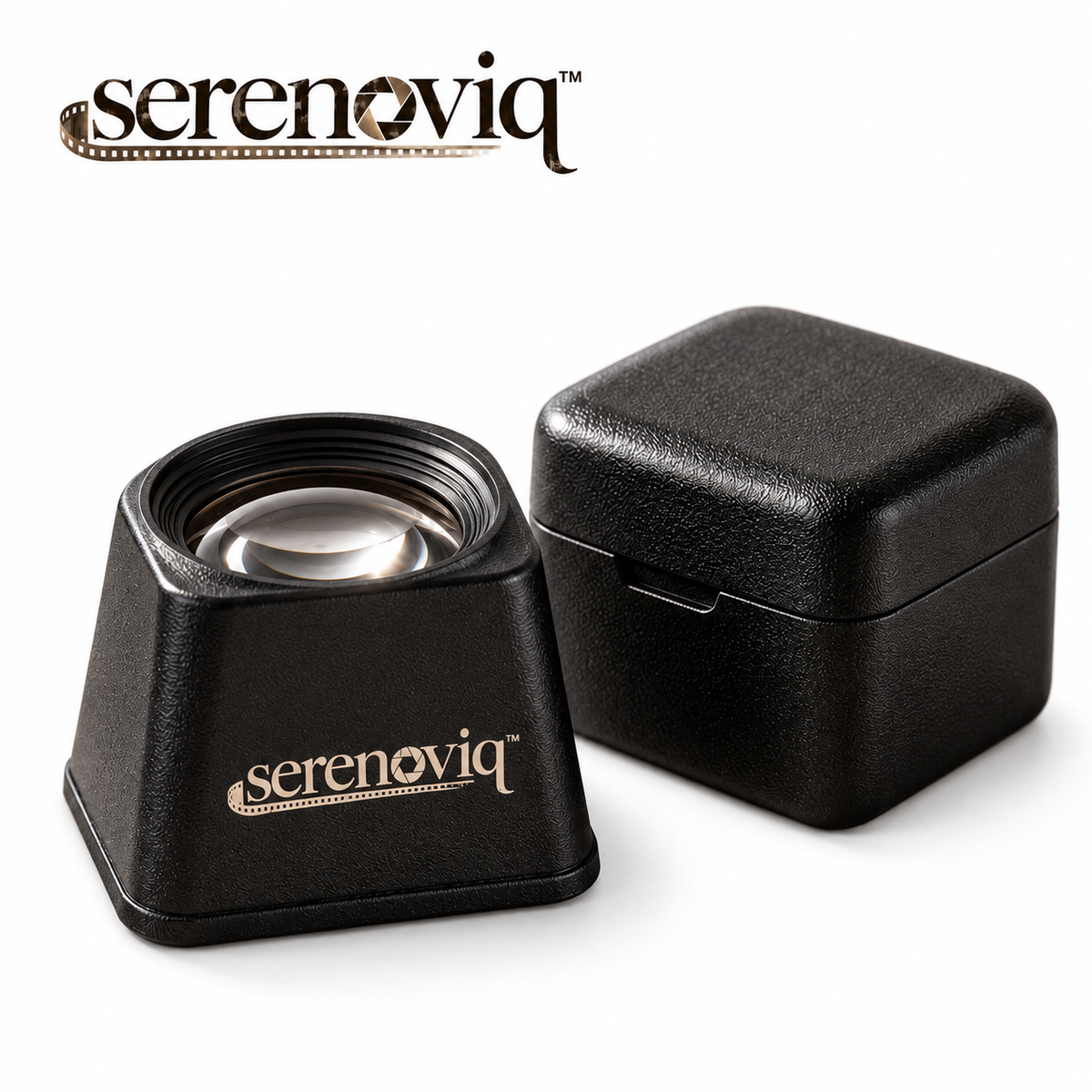 serenoviq™ NegativeView 8x Film Loupe with Storage Case